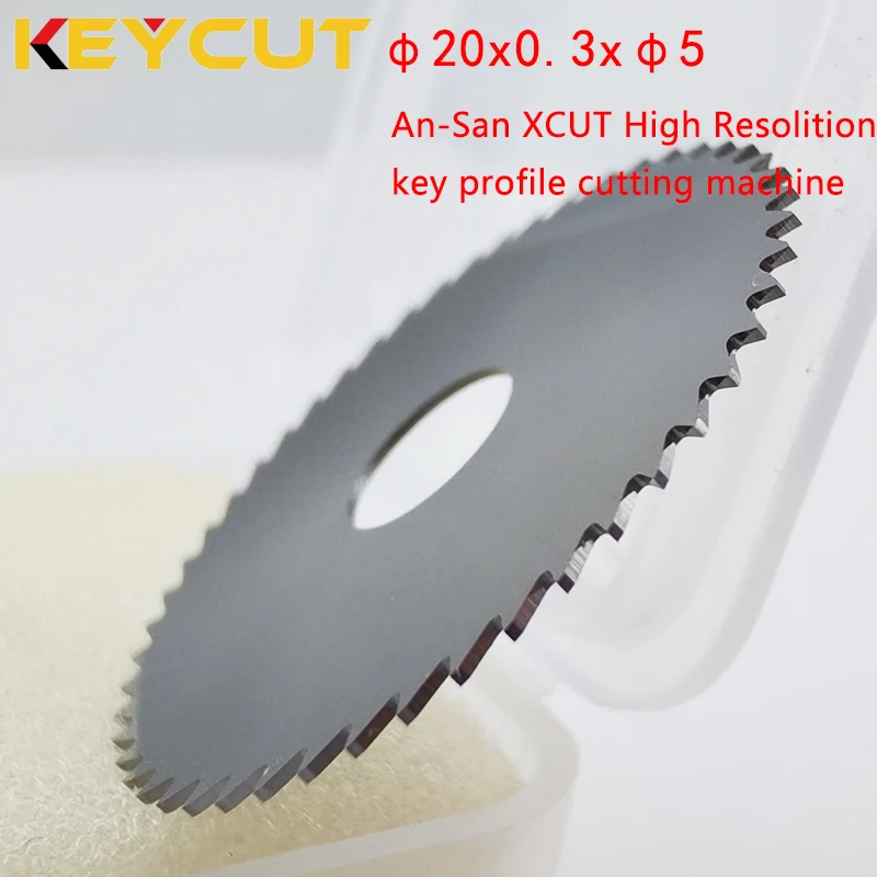 Ansan XCUT High Resolition 20x0.3x5 Carbide Cutter Aftermarket Locksmith Tools