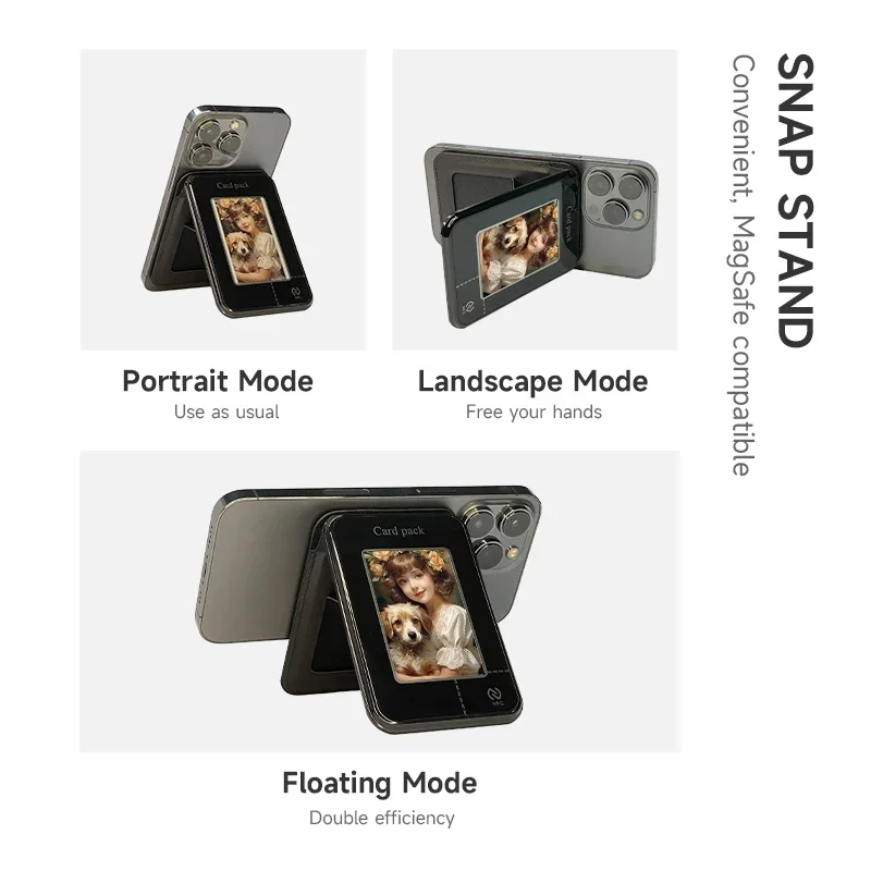 Torba do przechowywania kart Eink na ekran, stojak na telefon, bateria nie wymaga baterii, aplikacja na telefon komórkowy odświeża zdjęcia, cyfrowa ramka na zdjęcia DIY