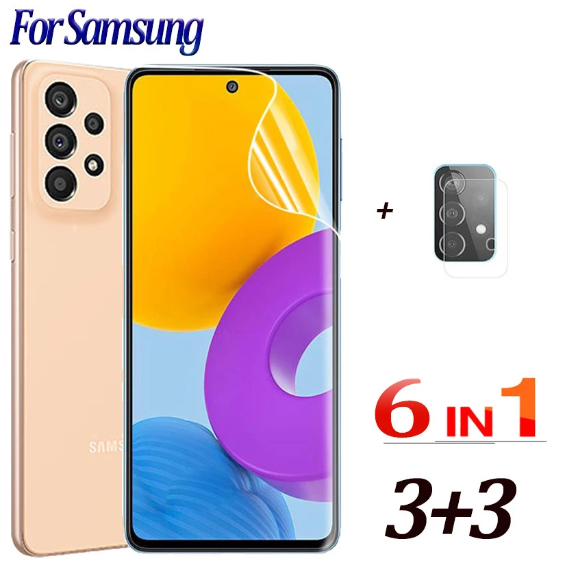 

samsung a54 Hydrogel Film For Samsung Galaxy A53 Screen Protector Sansung A53 5G A52 A73 A32 Protective Film Samsung S22 Ultra S21 FE Soft Pelicula A 53 S 22 Camera Protector Samsung A 54 Front Glass