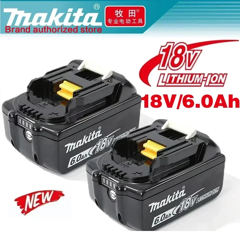 

100% Original Makita 6Ah/5Ah for Makita 18V Battery BL1860B BL1850B BL1850 BL1840 BL1860 BL1815 Replacement Lithium Batteries