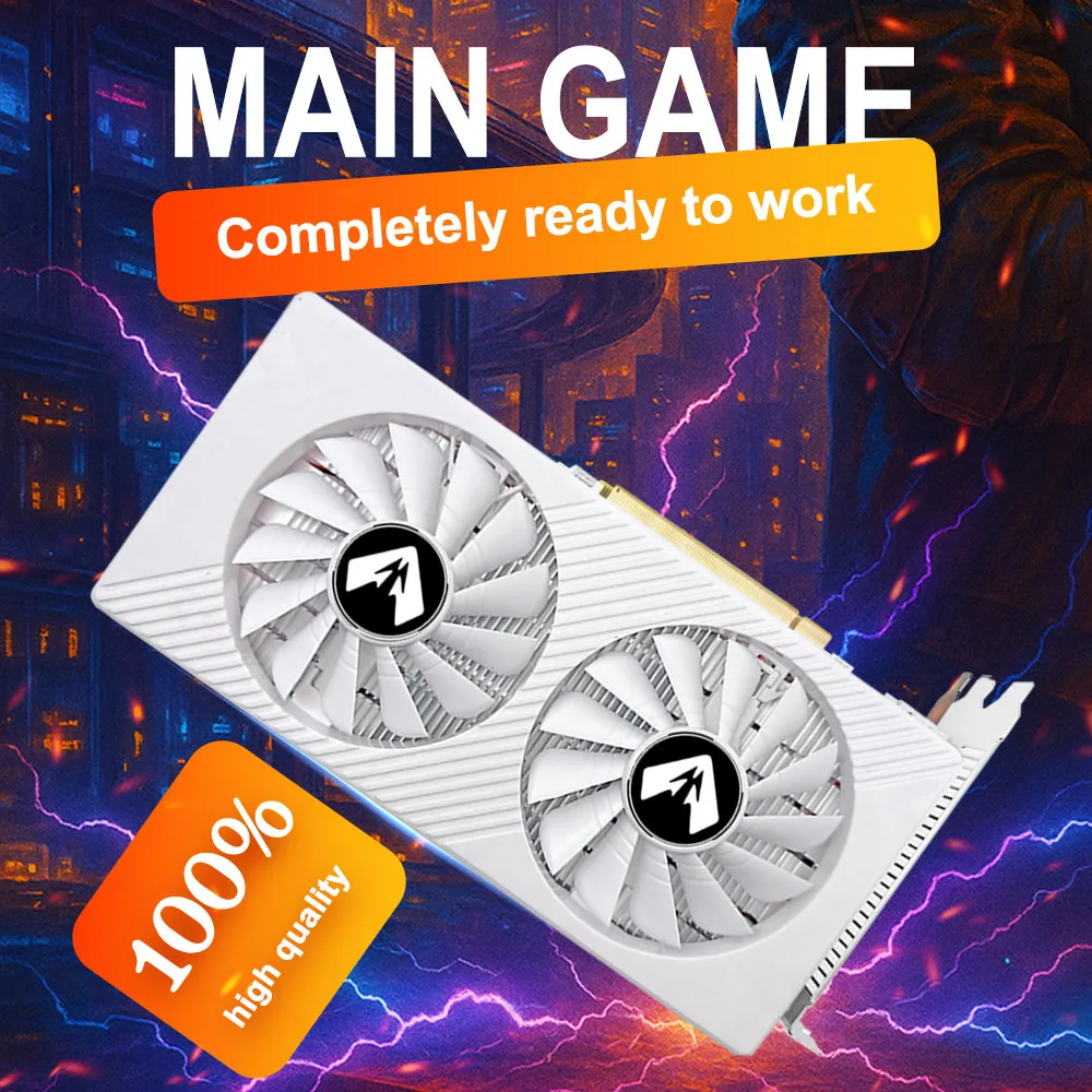 SOYO AMD Radeon RX580 8GB Gaming-Grafikkarte 2048SP GDDR5 256Bit PCIE 3.0 x16 DP DVI RX580 8GB GPU Desktop-Computer-Videokarte – Detail 1