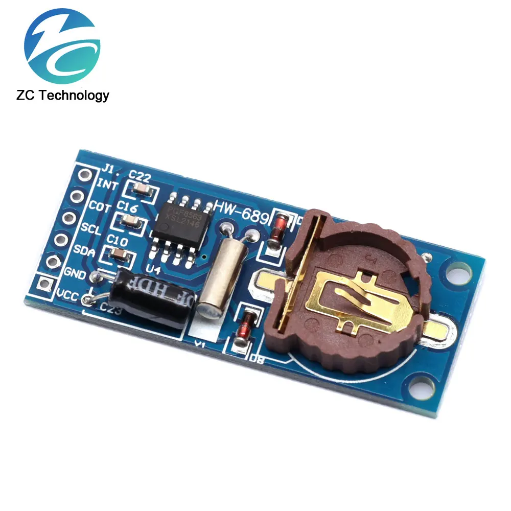 PCF8563 RTC Board PCF8563 Módulo de reloj en tiempo Real interfaz I2C 3,3 V para Arduino