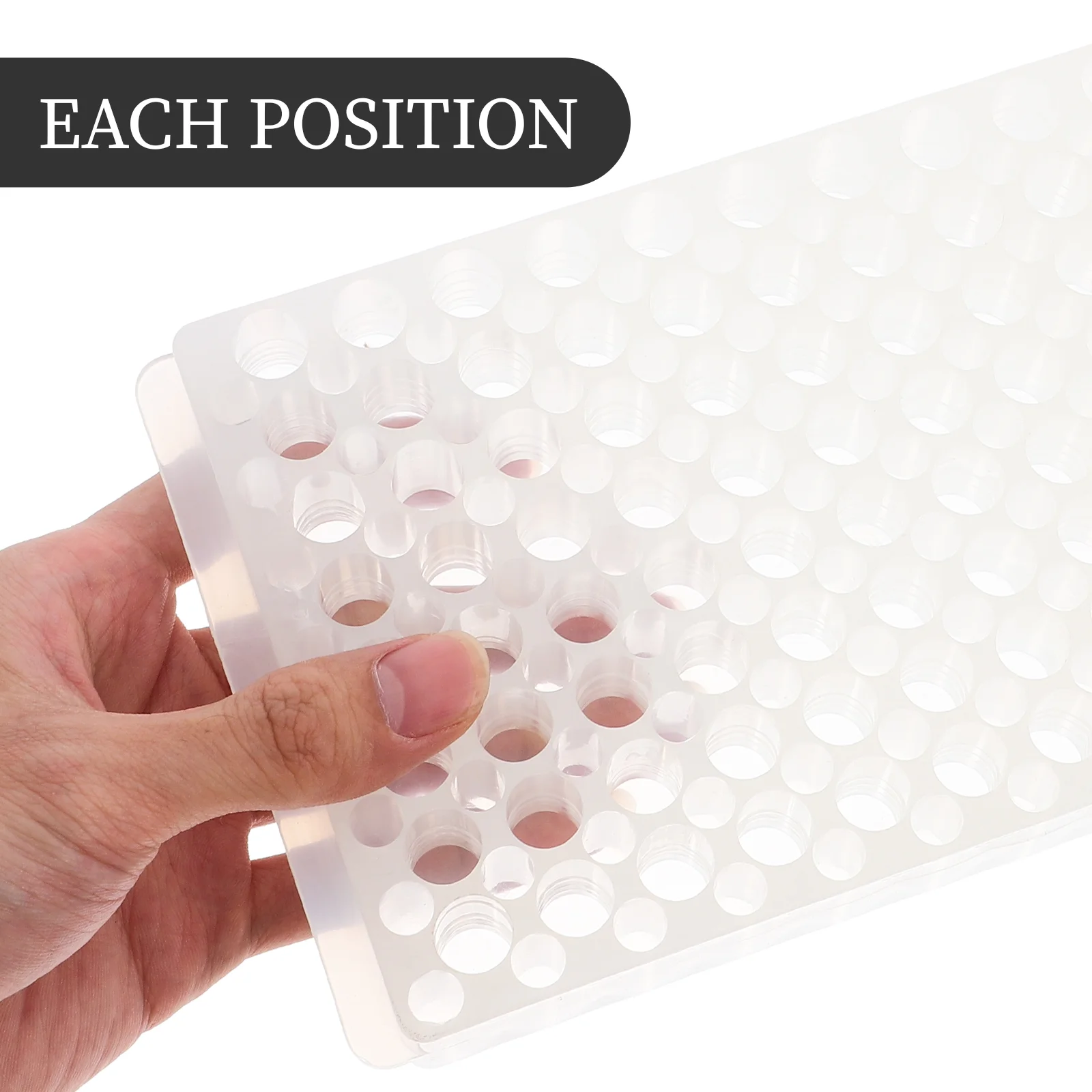 Centrifuge Tube Rack Racks Organizer 2100X1180X250CM Test Tubes Display Sampling Transparent