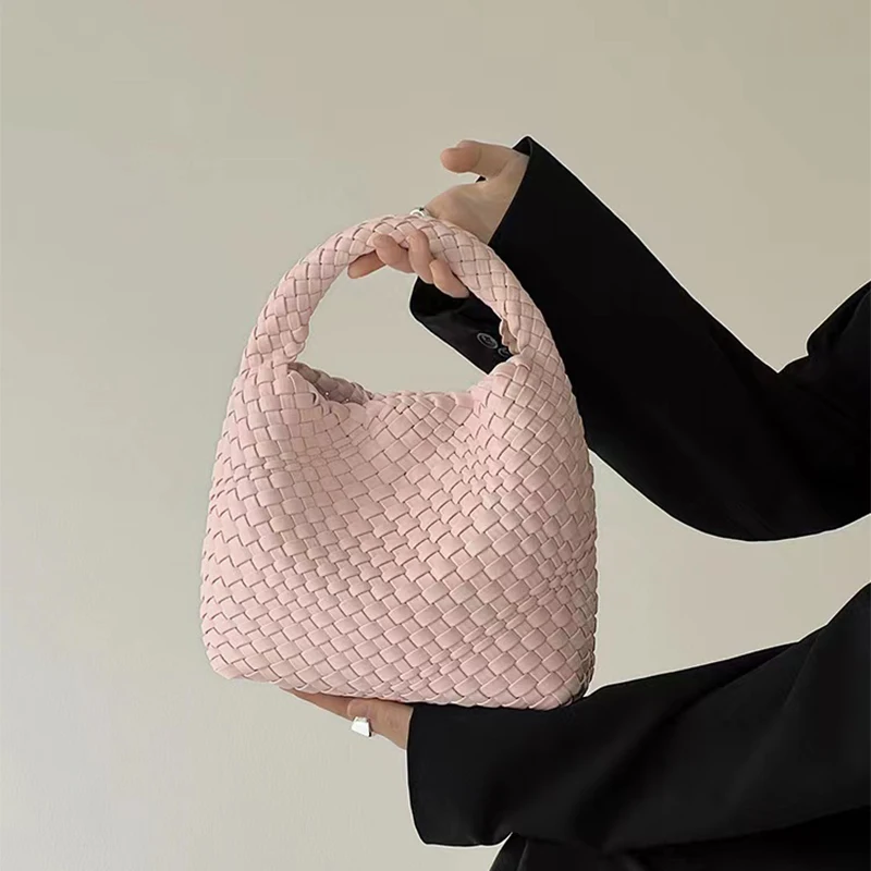 Knitting Handbag For Women Small Size Woven Tote Bag 2023 Luxury Brand Composite Bag Large Capacity bag Female Bag