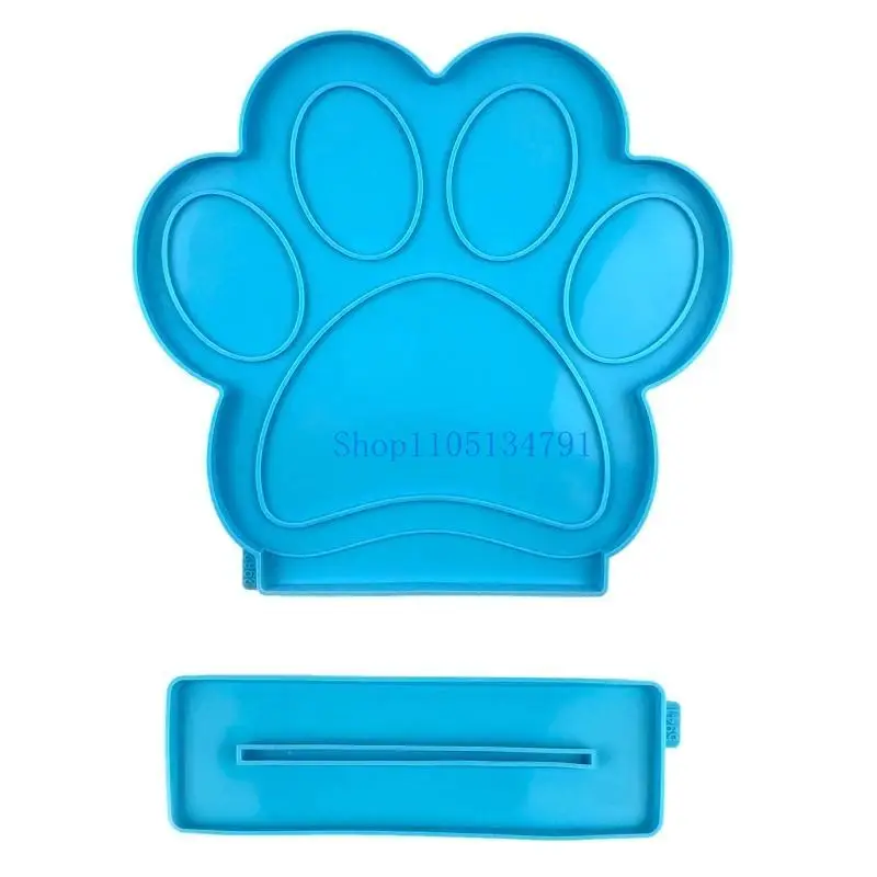 98km Dog Paw Ornament Photo Frame Silicone Mold Jewelry Resin Casting Jewelry Tool