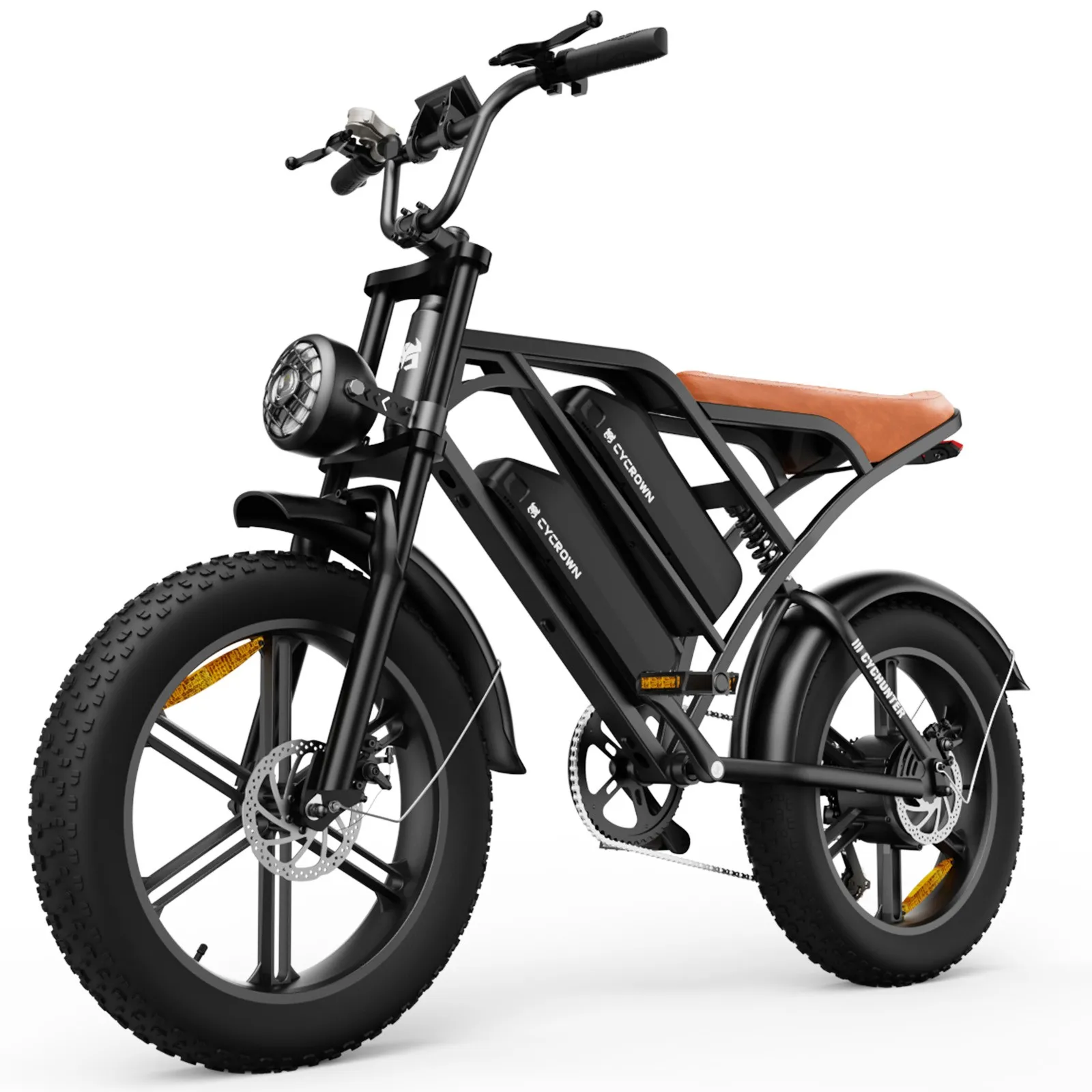 -26ah Electric Bike 48V 26Ah Dual Battery 28MPH Adult Ebike image 2