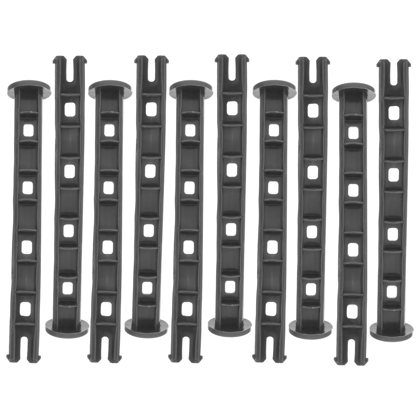 

10 Pcs Trash Can Accessories Hinge Hdpe Plastic Latch Waste Bins Garbage Replacement Parts Stable Connection