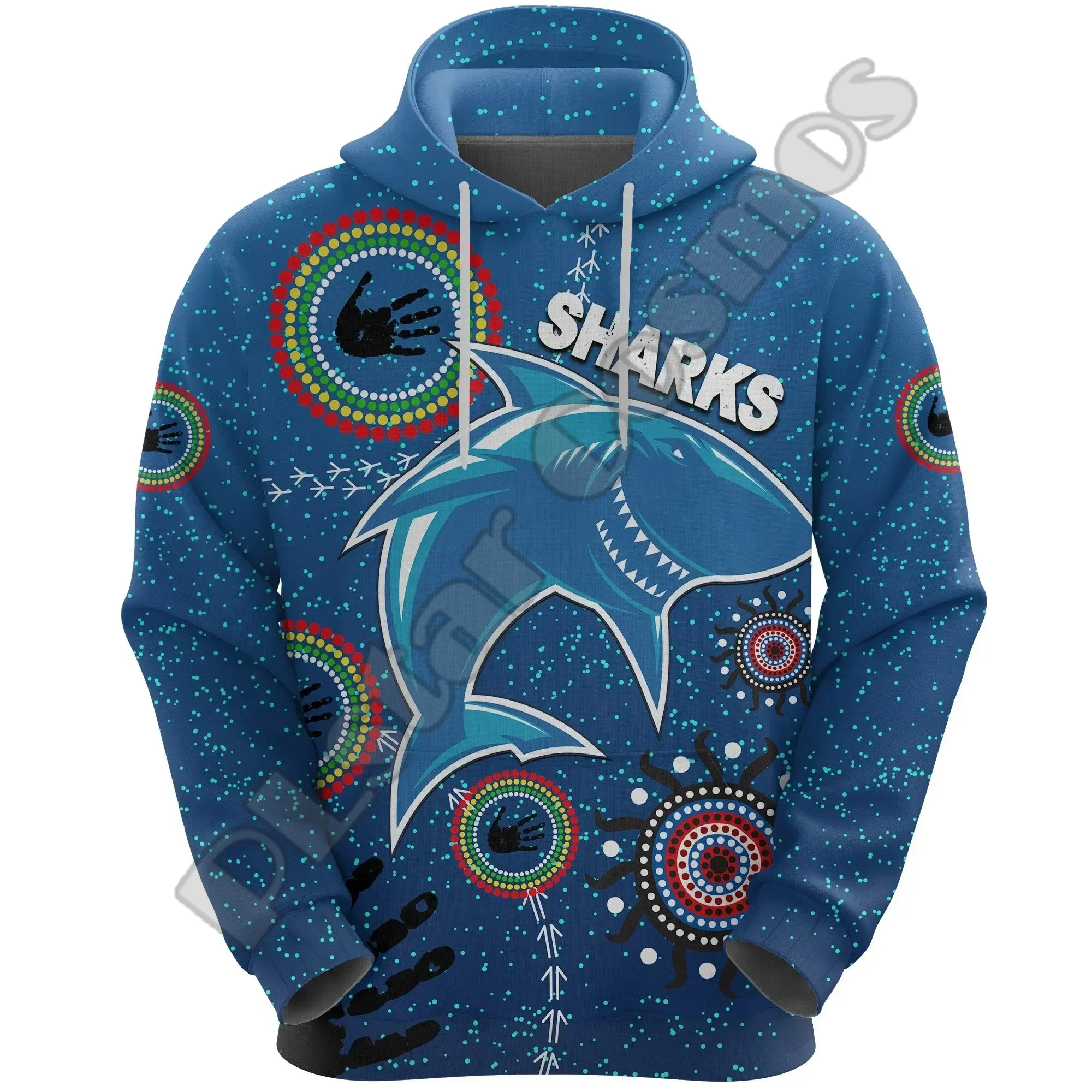 

NewFashion Naidoc Indigenous Australia Aboriginal Animal Tattoo Vintage Long Sleeves 3DPrint Streetwear Casual Jacket Hoodies X3