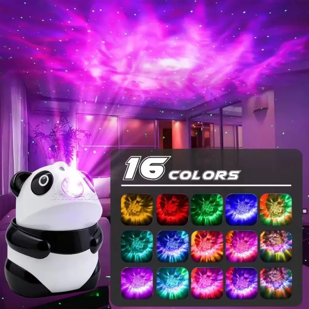 Creative Starry Sky Projector Night Light Soft Starry Patterns Built-in Bluetooth Speaker Projector Night Light Portable