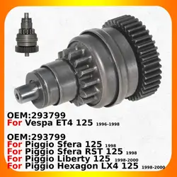 Motorcycle Starter Drive Bendix/Starter Gear Parts For Piggio Sfera/Sfera RST 125 Liberty 125 Hexagon LX4 125 For Vespa ET4 125
