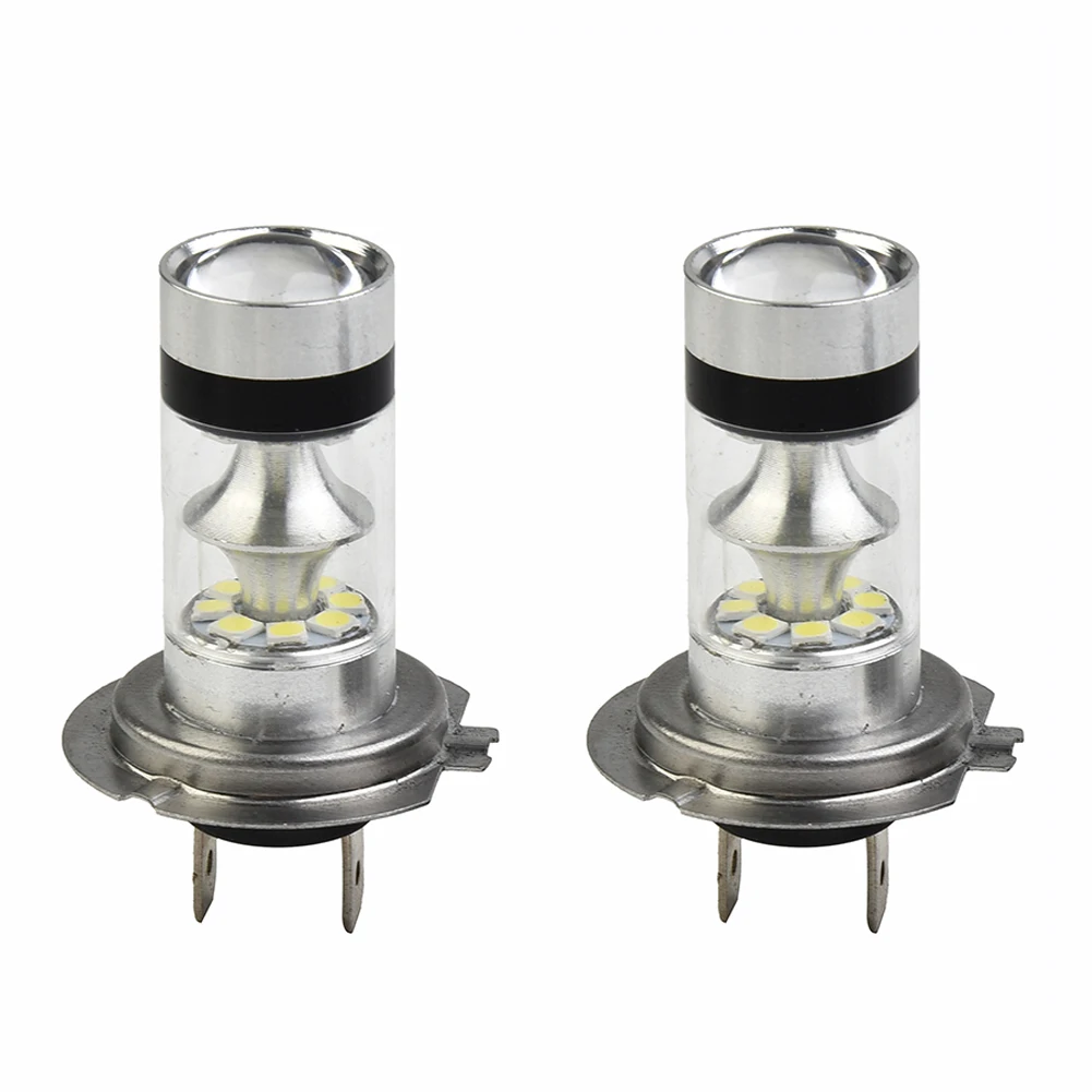 2 шт., лампы для передних фар H7, 100 лм, 6000 Вт, 6500-к