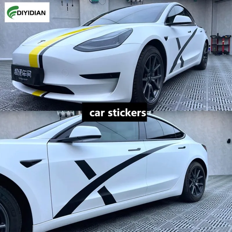 New car stickers FOR Tesla Model 3 Model Y body hood custom personalized decoration sports film car decals