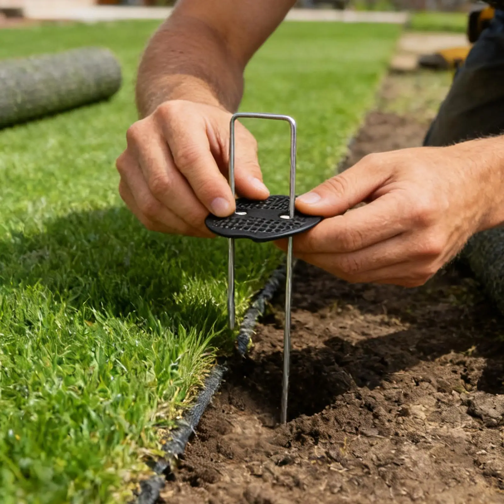 

Lawn Stakes 6 Inches U Shape Spikes Pins With Gasket Landscape Fabric Pins With Pick Hook For Outdoor Yard Lawn Patio Greenhouse