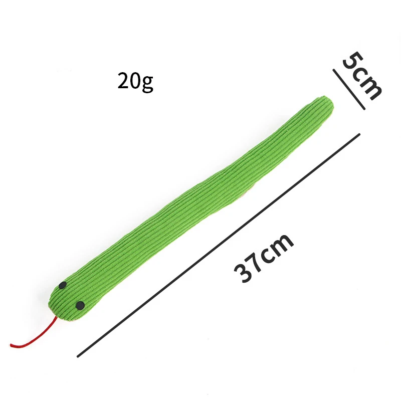 Dog Toy Snake Interactive Crinkle Sound Toy Kitten Kick Toy Interactive Pet Toy for Indoor Cats 16.5 Inches Pet Supplies view 6