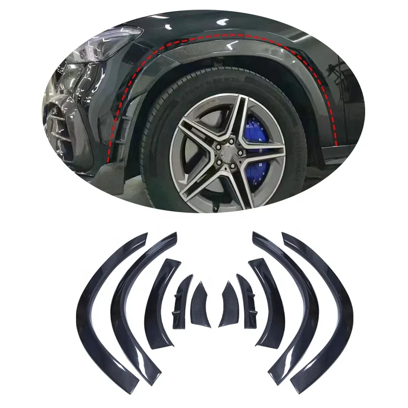 

Car Parts Exterior for 2020-2023 GLE450 GLE53 GLE63 Fender Flare Kit Wheel Arch Cover Trim Carbon Fiber Body Kits