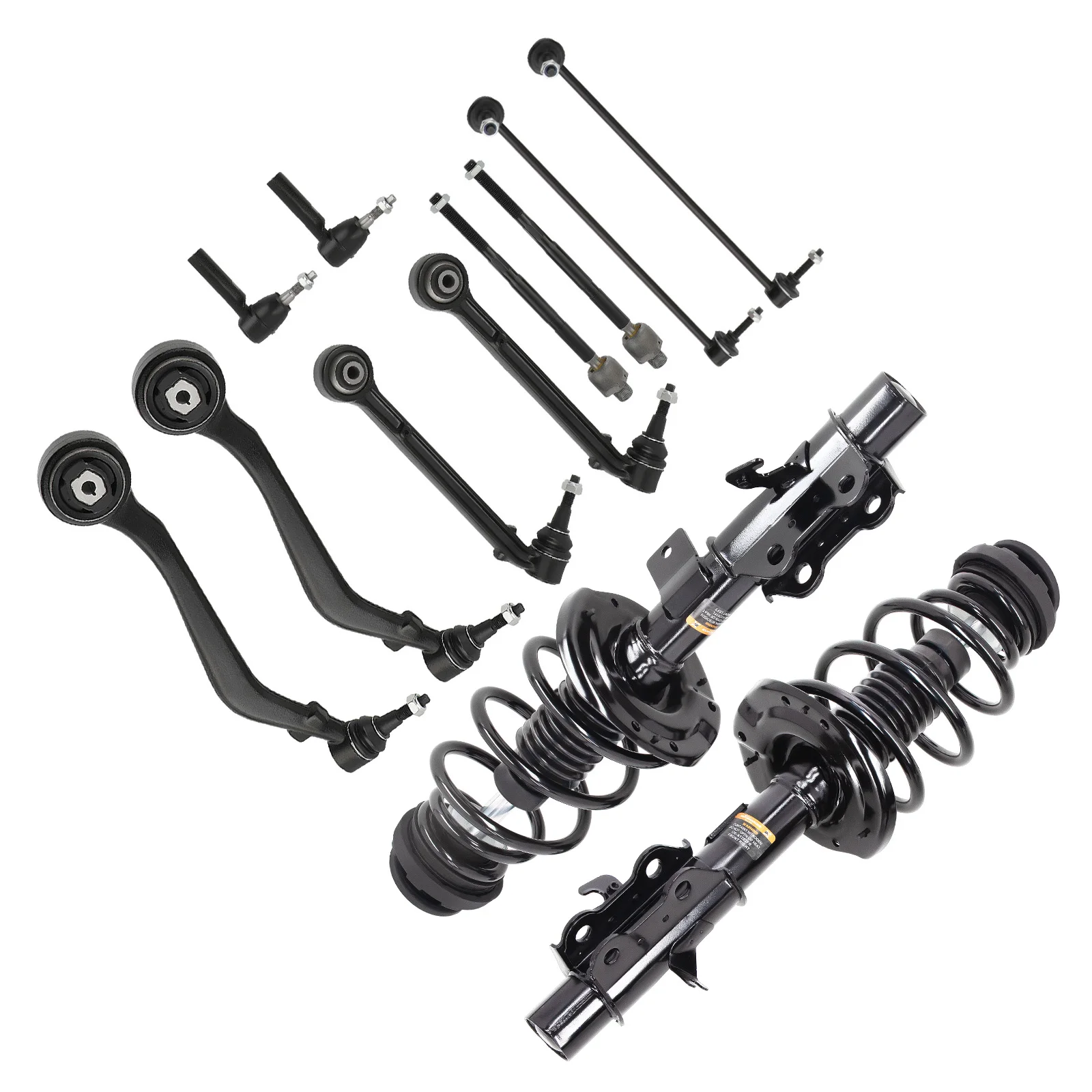Front Suspension Kits Control Arms Sway Bar with Shock Absorber Strut for Chevrolet Camaro 3.6L V6 2013-2015  818324 882578