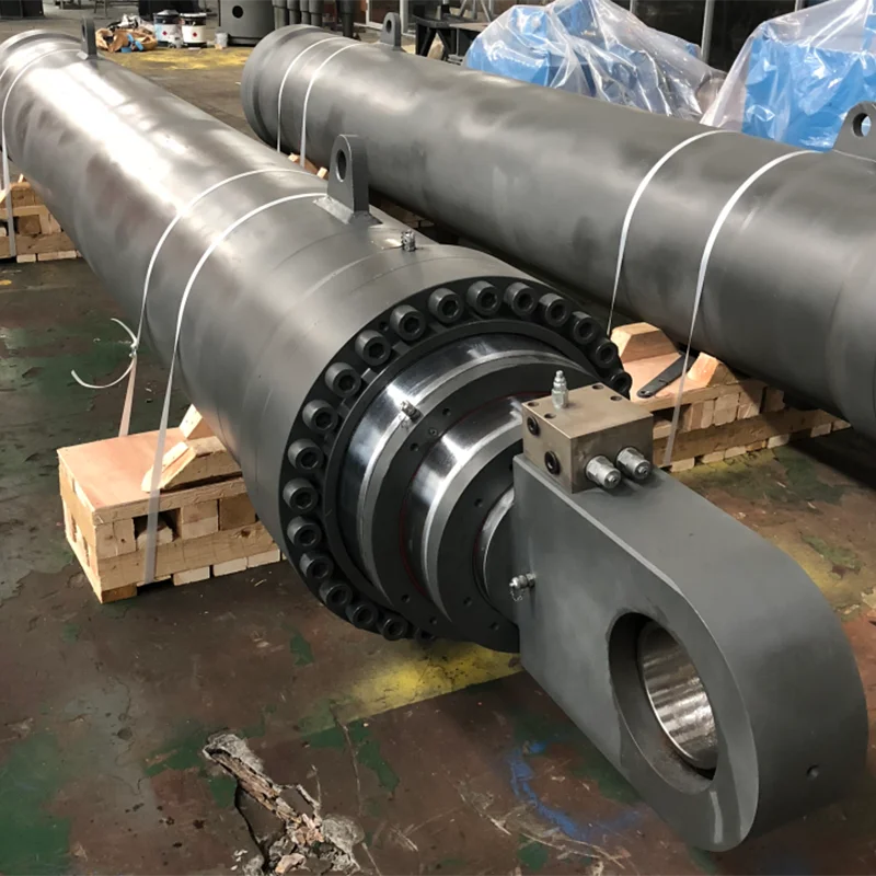 Welded Scissor Hoist Single Acting Durable Plunger Hydraulic Cylinder