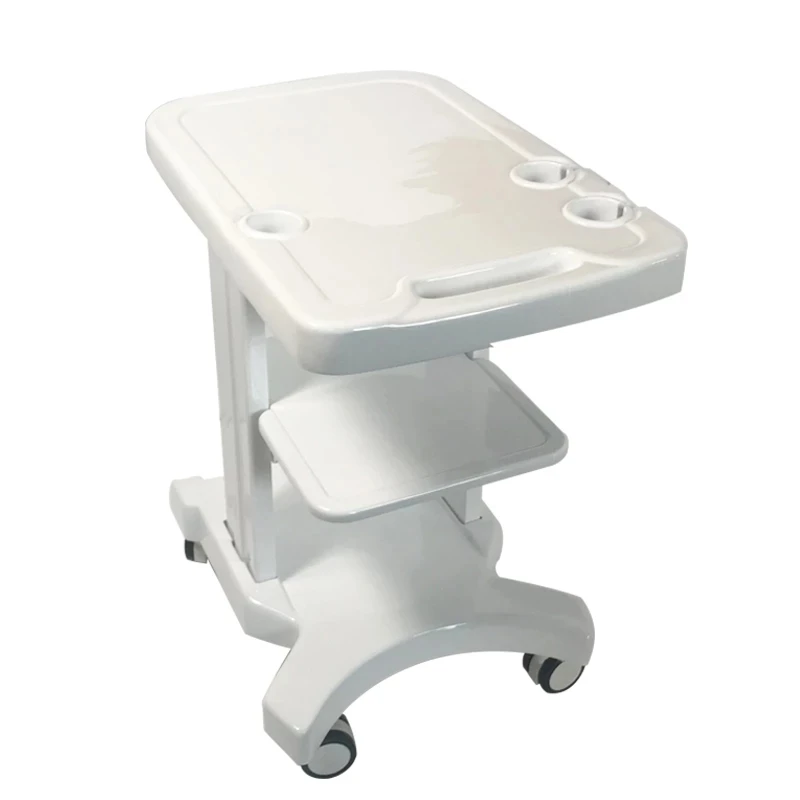 Portable Ultrasound Scanner Use Mobile Cart Trolley Stand with Probe Holder for Fetal Machine Scanner