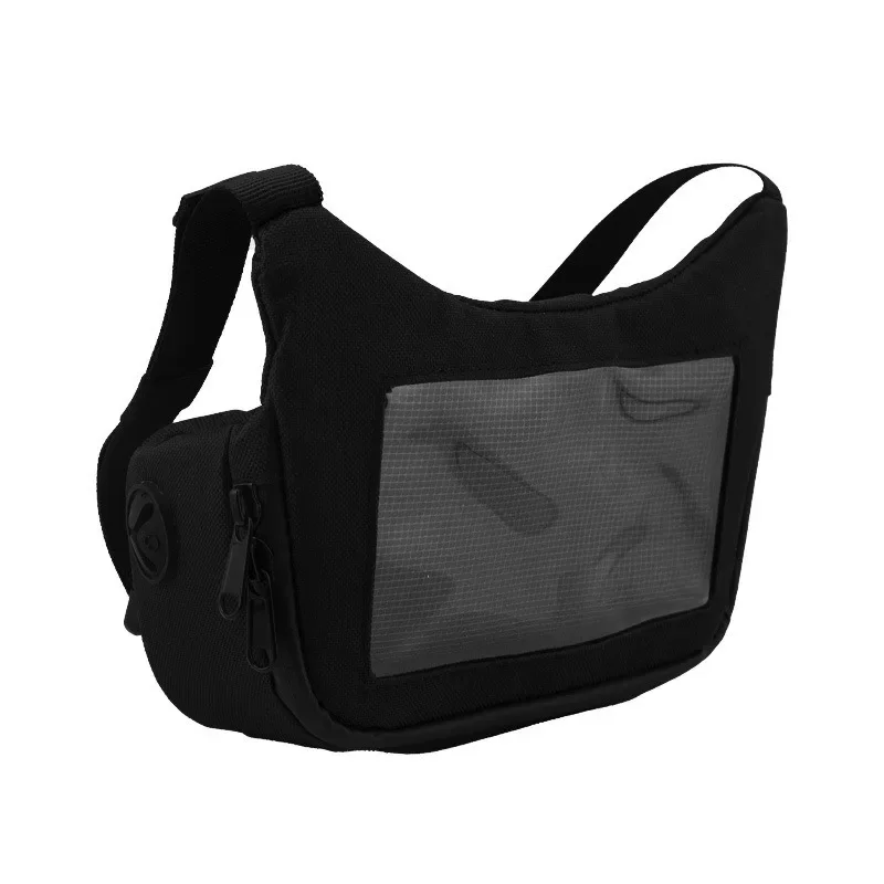 scooter head bag  phone waterproof touch screen large capacity waterproof storage oblique span fanny pack front hanging bag