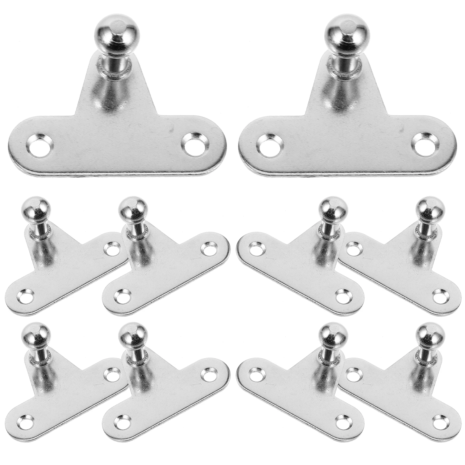 

10pcs Hydraulic Strut Accessories Iron Gas Spring Mounting Brackets Durable Ball Stud Bracket for Cars Trucks Trailers Tool