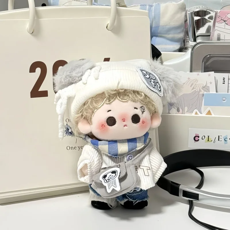 Pakaian Boneka Katun 10Cm Seri Pujian Garam Susu Lucu dan Tampan Tanpa Atribut Pengganti Boneka Setelan Harian Gaun Kawaii