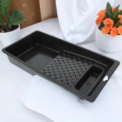 

Пластиковый лоток для краски большой емкости с гладкой поверхностью, без застревания ворса, легко чистится, для малярных работ