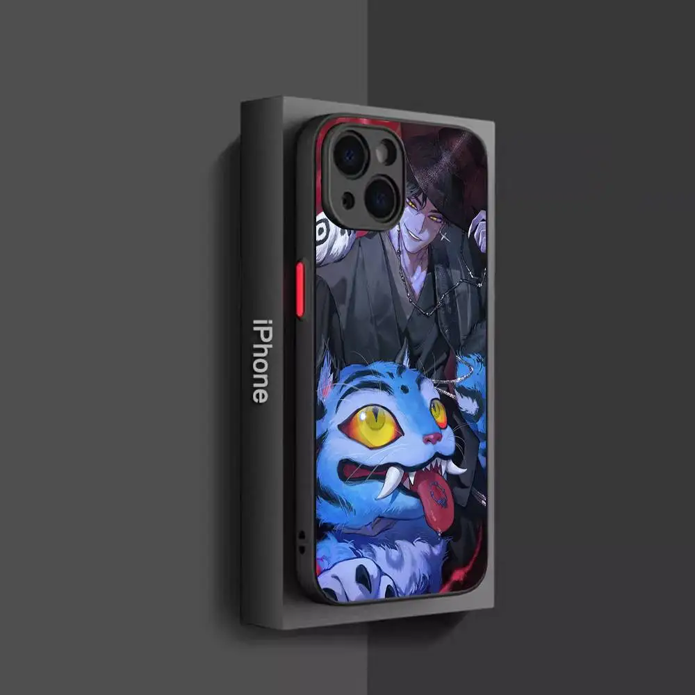حافظة هاتف KPop Demon Hunters Jinu لهاتف آيفون 14 11 12 13 Mini Pro Max 8 7 Plus X XR XS MAX غطاء شفاف غير لامع