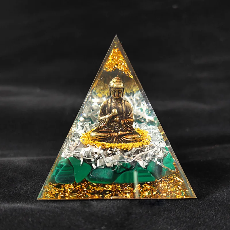 

Sakyamuni Buddha Pyramid, handmade home desktop decorations