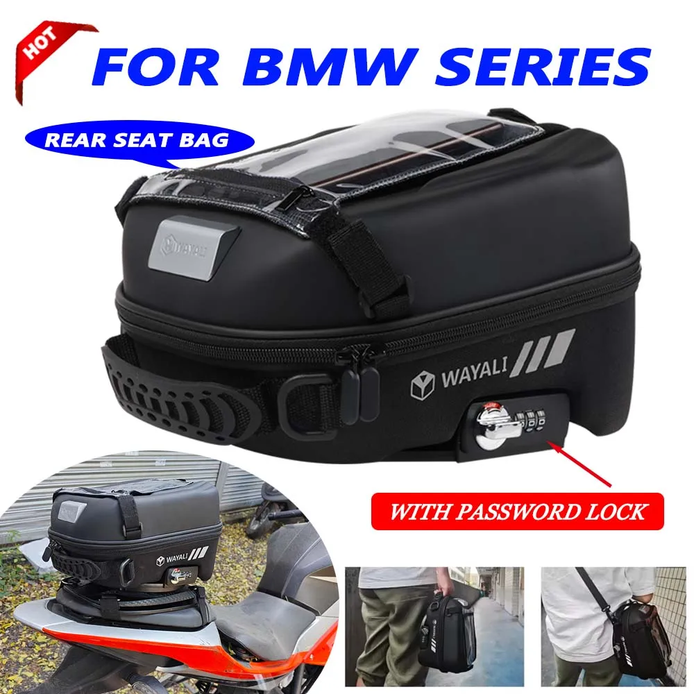 Tail Bag Large Capacity Multi-functional Rear Seat Bag For BMW G310GS G310R F900XR F900R S1000RR R1200GSA R1250GS ‌F850GS ADV