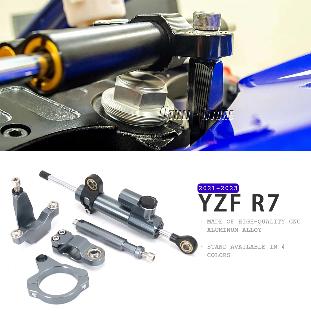 YZF R7 Steering Stabilize Damper Bracket Mount Motorcycle For Yamaha YZF R7 YZFR7 Yzf r7 2021 2022 2023