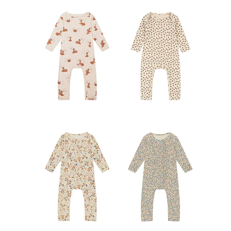 0-24M Newborn Kid Baby Boys Girls Clothes New Born Baby Romper Cotton Long Sleeve Jumpsuit Cute Sweet Costumes Outfit