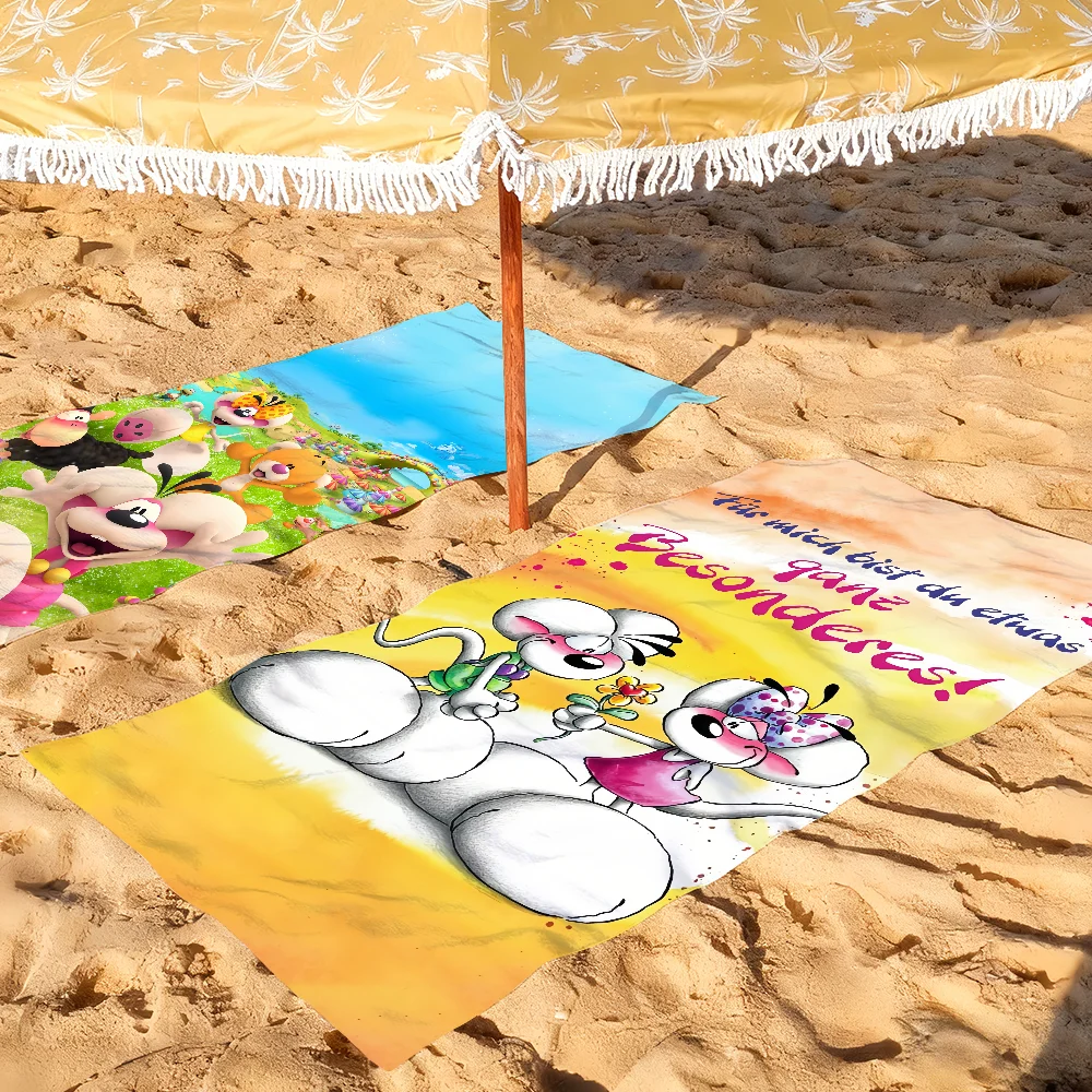 D-Diddl-S Niedliches Cartoon-H – Pilates Yoga Towel Bewertung und Preis