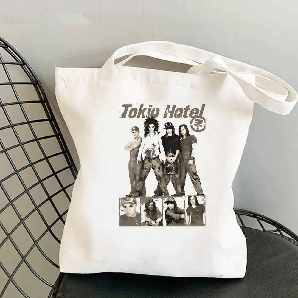 Tokio Hotel tote bag canvas  shopping einkaufstasche shoulder  torba na zakupy woman