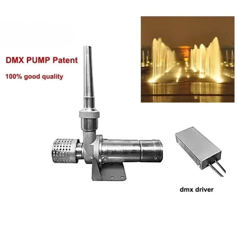 the latest variable speed programmable dmx   pump for outdoor music dancing water fountain