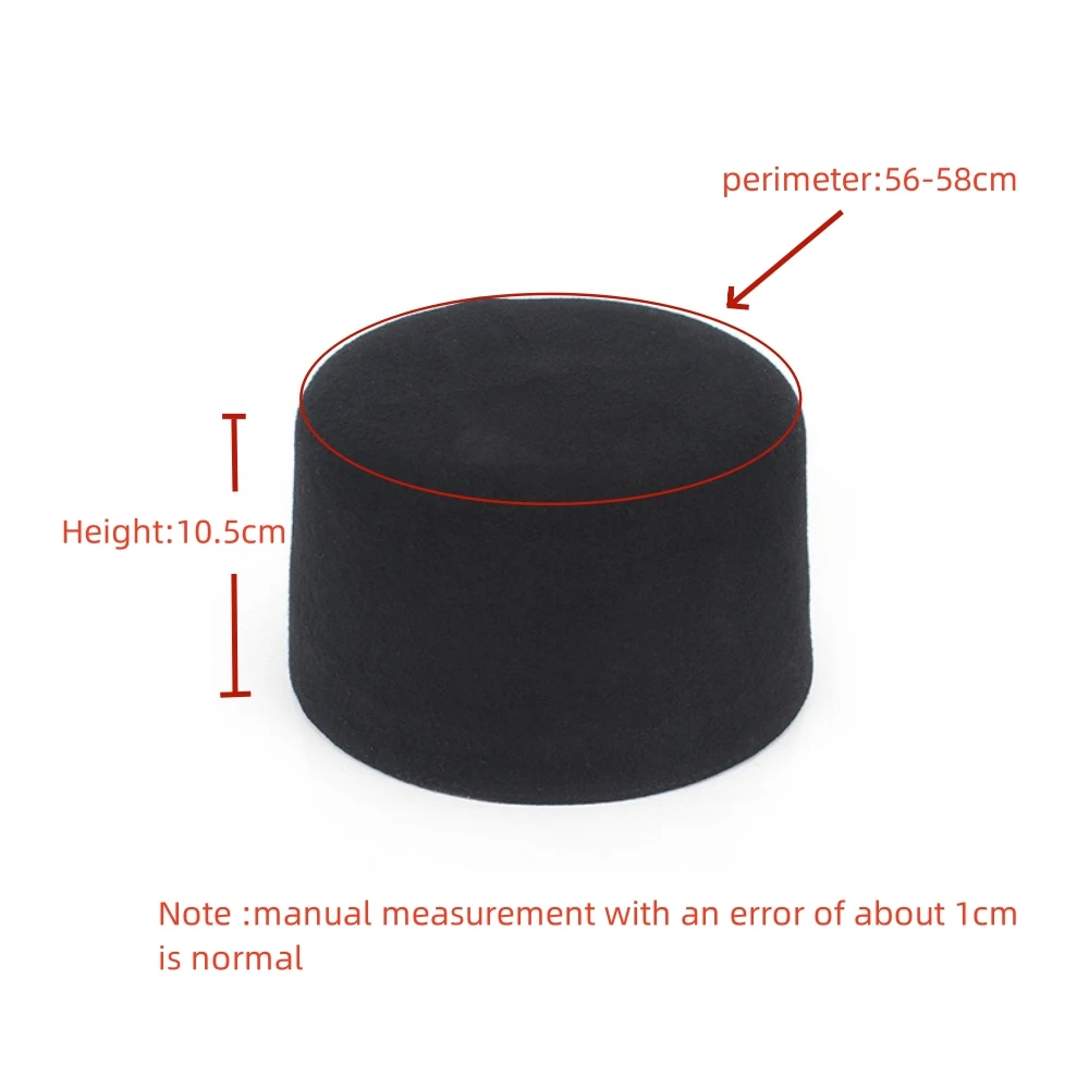 قبعة ملابس رجالية مسلمة قبعة صلاة عقبة إسلامية منتجات كيبابا صوف يهودي تركي حديث #6