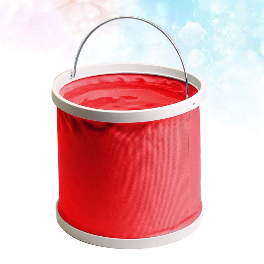 

11L Foldable Water Bucket Portable Outdoor Bucket for Camping Hiking Fishing Travel Compact Collapsible Storage for Water Sand