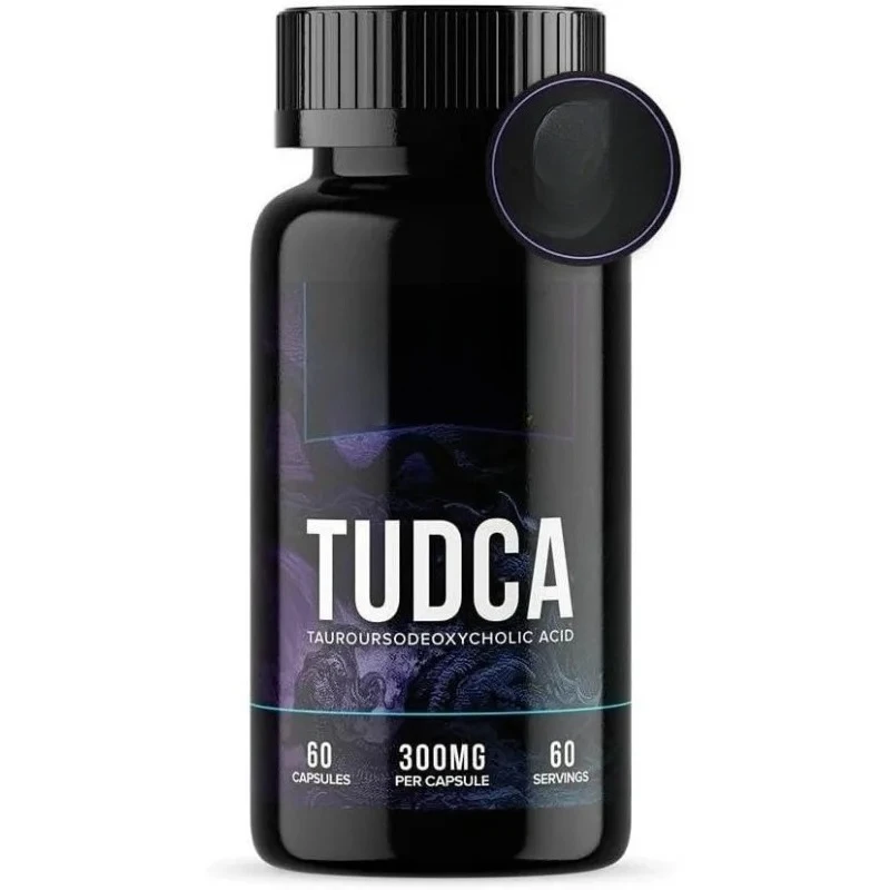 

TUDCA Bile Salts 300mg - Tudca (Tauroursodeoxycholic Acid) Supplement 60 Capsules