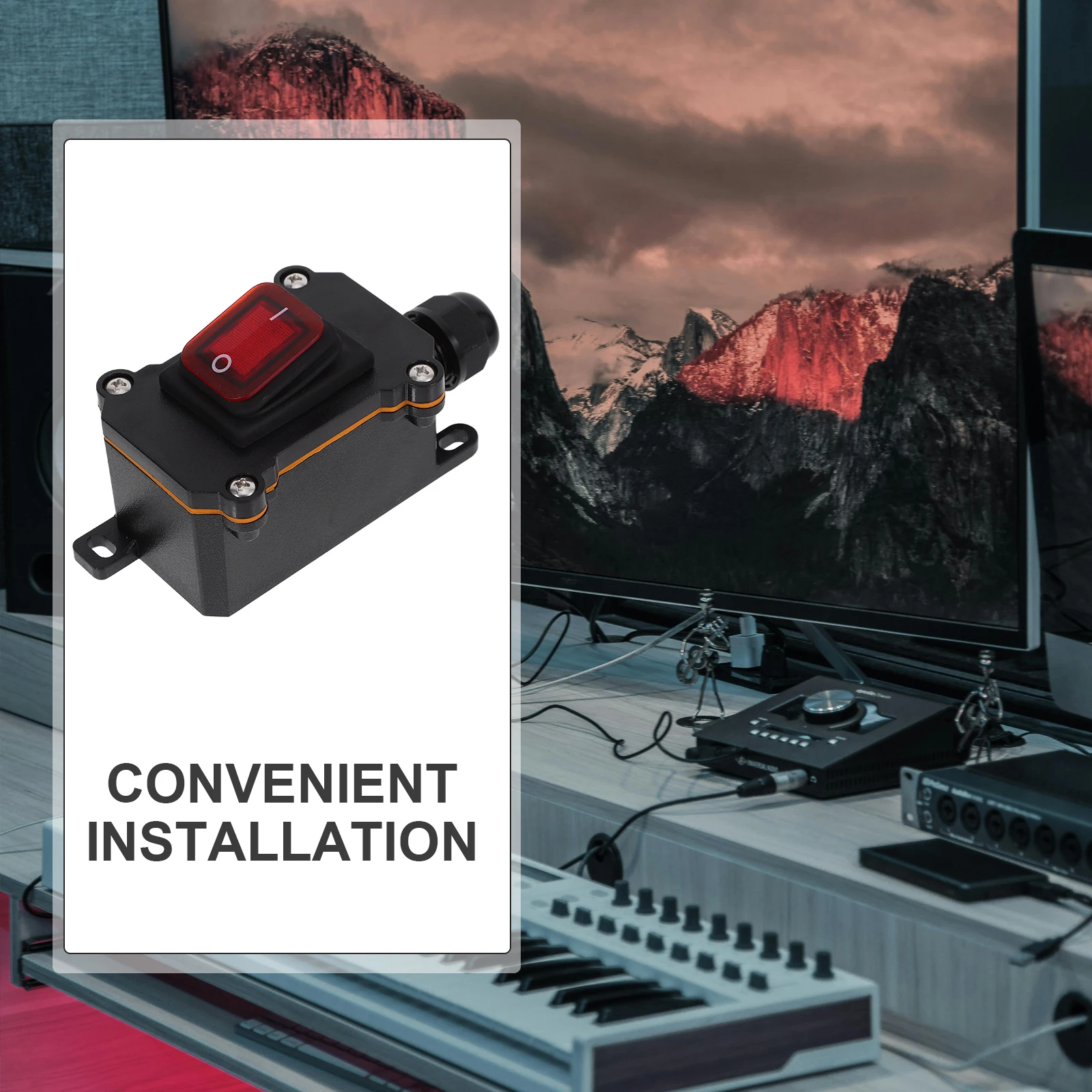 

Waterproof Switch Heavy Duty 2 Position Inline Cord Toggle Outdoor Junction Box Light Replacement Electrical Equipment