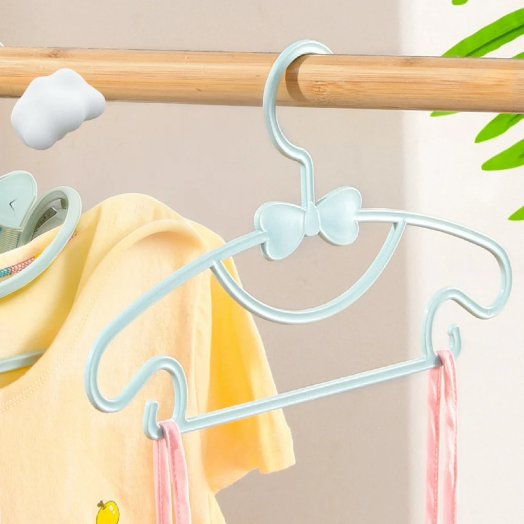 Portable Plastic Hanger for Children, Baby Hangers, Coats Storage, Closet Organizer, Kids Clothes Hanger Racks, Home Display