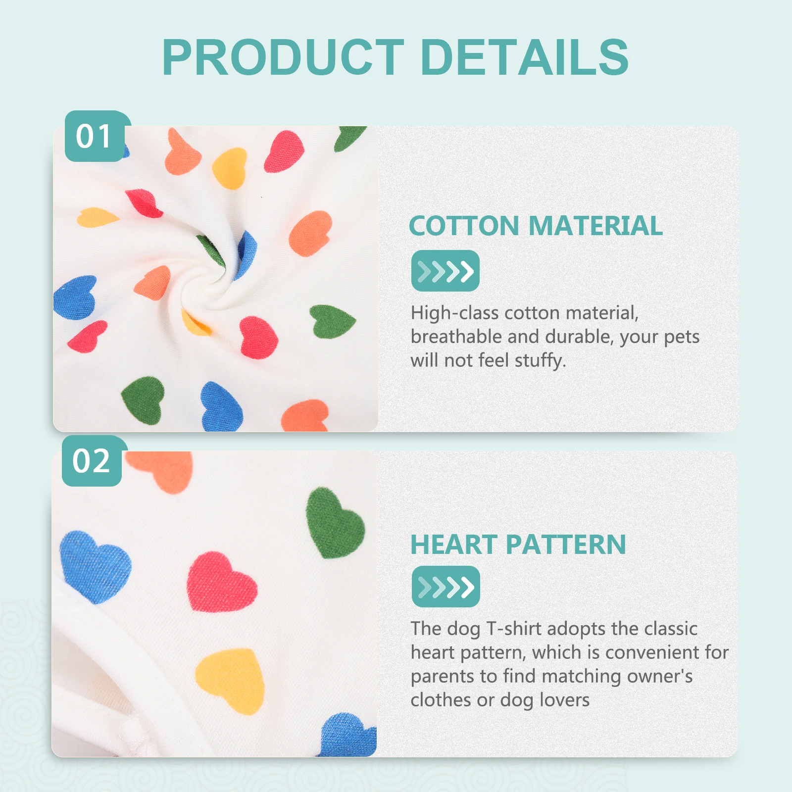 

Pet Clothing Summer Dog Shirt Wear-resistant Cat Apparel Decorative Costume Accessory Adorable Clothes