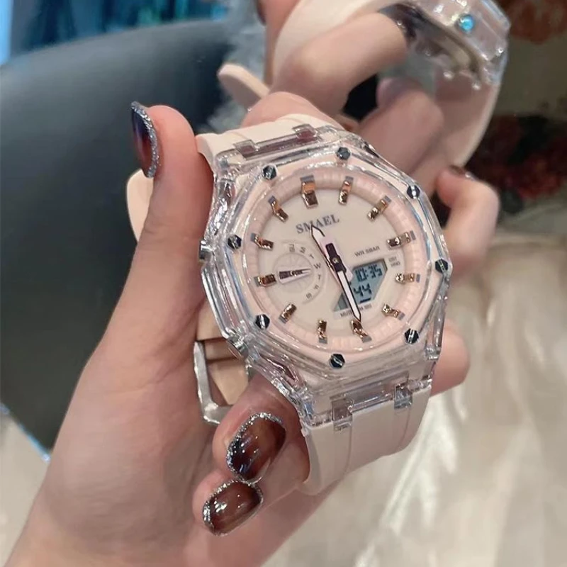 Senhoras elegantes relógio estudante nicho retro 2025 nova moda coreana simples à prova dwaterproof água relógio de quartzo presente aniversário