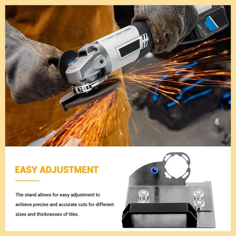 

GOOD-100 Type Angle Grinder Tile Chamfering Frame New 45 Degree Water Pipe Dust Removal Portable Chamfering Tool