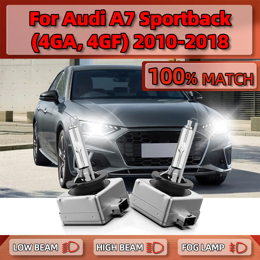 

35W D3S Xenon HID Lamps 20000LM HID Xenon Light 12V Car Headlight For Audi A7 Sportback (4GA, 4GF) 2010-2014 2015 2016 2017 2018