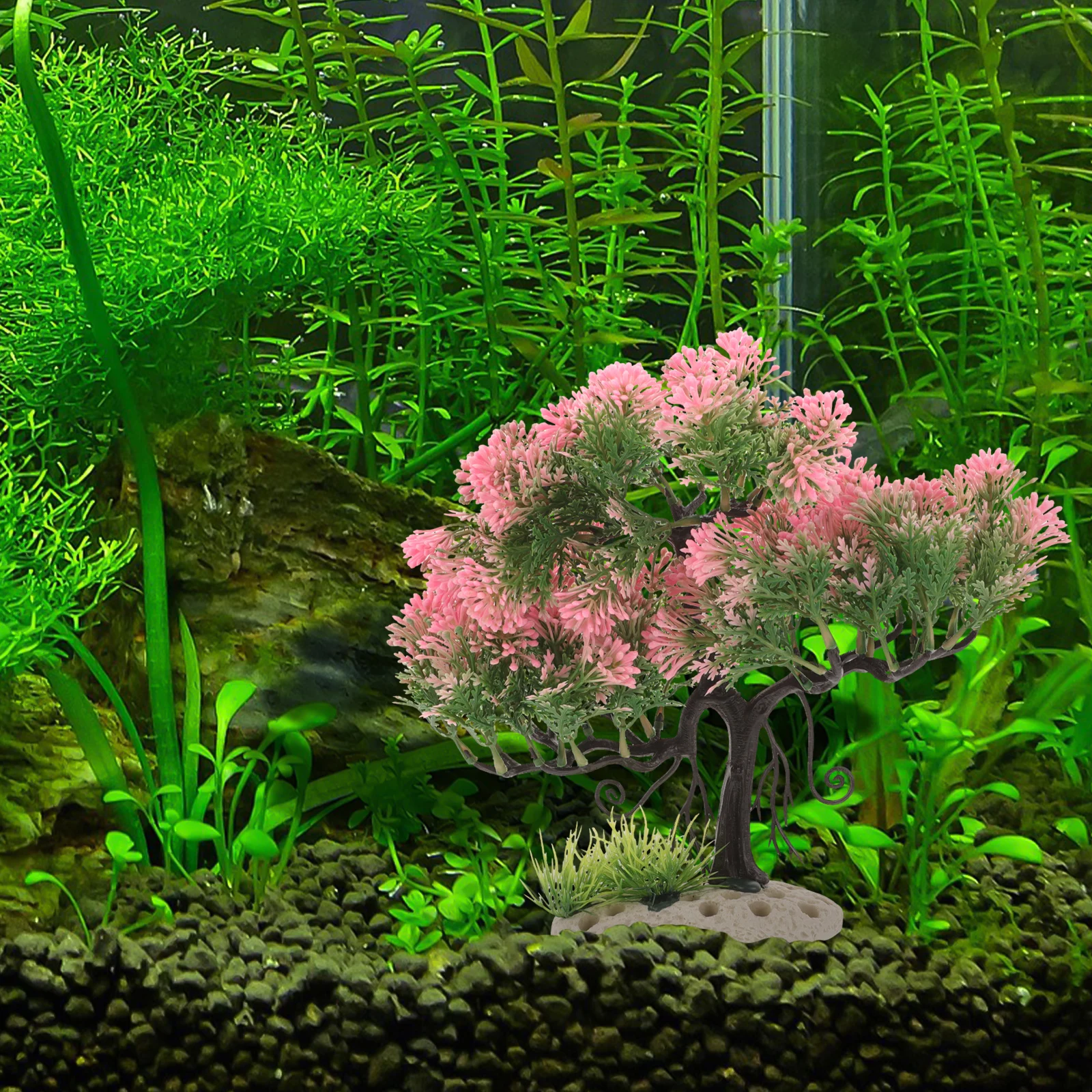 

Artificial Plant Decoration Fish Tank Fake Plants Scenery Simulation Water Aquarium