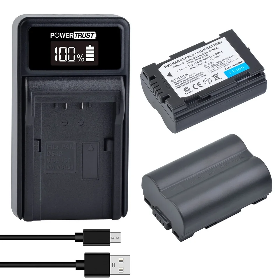 パナソニック Lumix DMC-L1用 バッテリー 7.2V 1880mAh