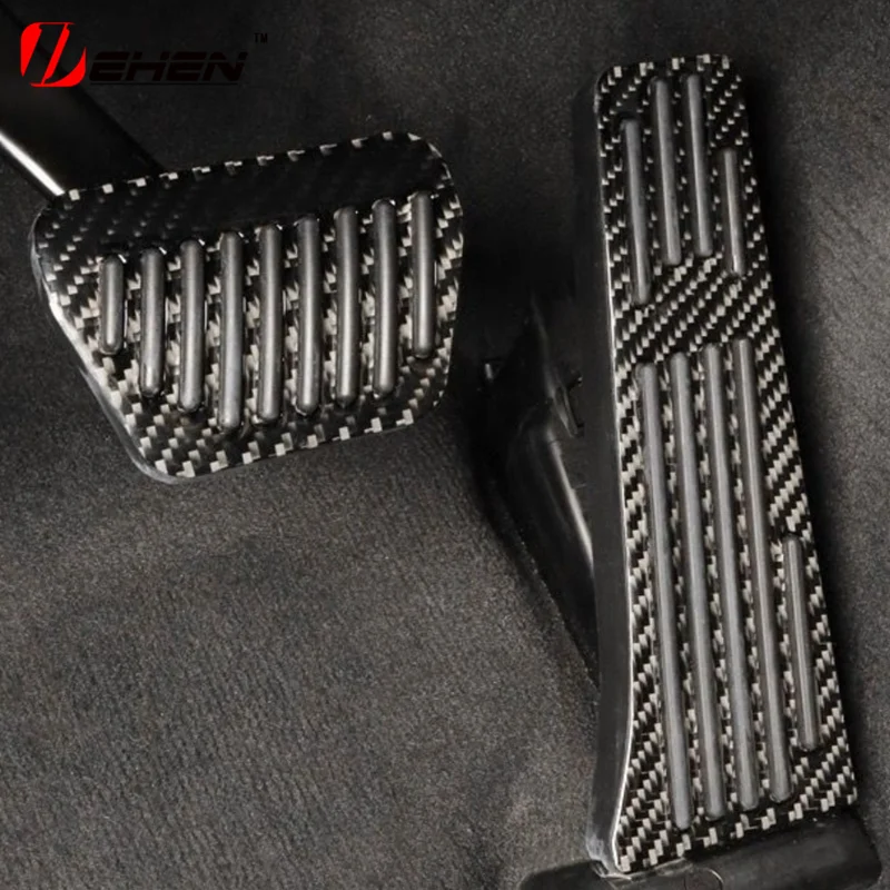 New High Quality Car Pedal Throttle Brake Pedal Carbon Fiber For BMW F20 F30 F32 F34 F10 F16 F15 F25 F26 F07 F01 F02 Auto Parts