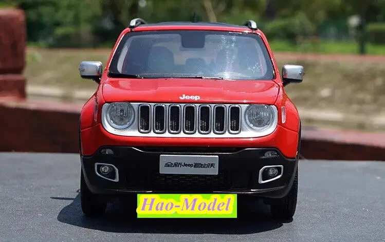 1:18 For Jeep Renegade Alloy Diecast Metal Car Model Boys Toys Kids Gifts Hobby Display Ornaments Collection White/Red/Gray