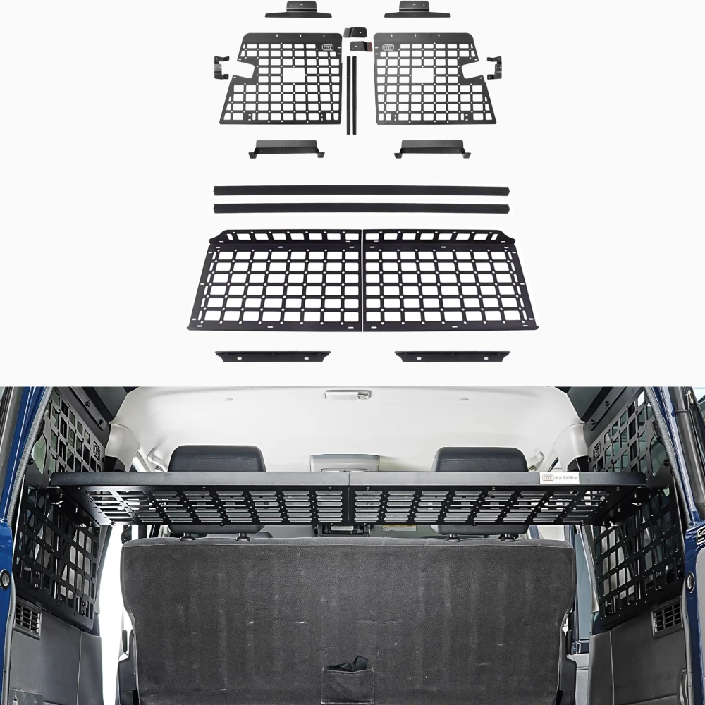 يصلح لتويوتا لاند كروزر 76 سلسلة LC76 رف صندوق السيارة رفوف تخزين البضائع