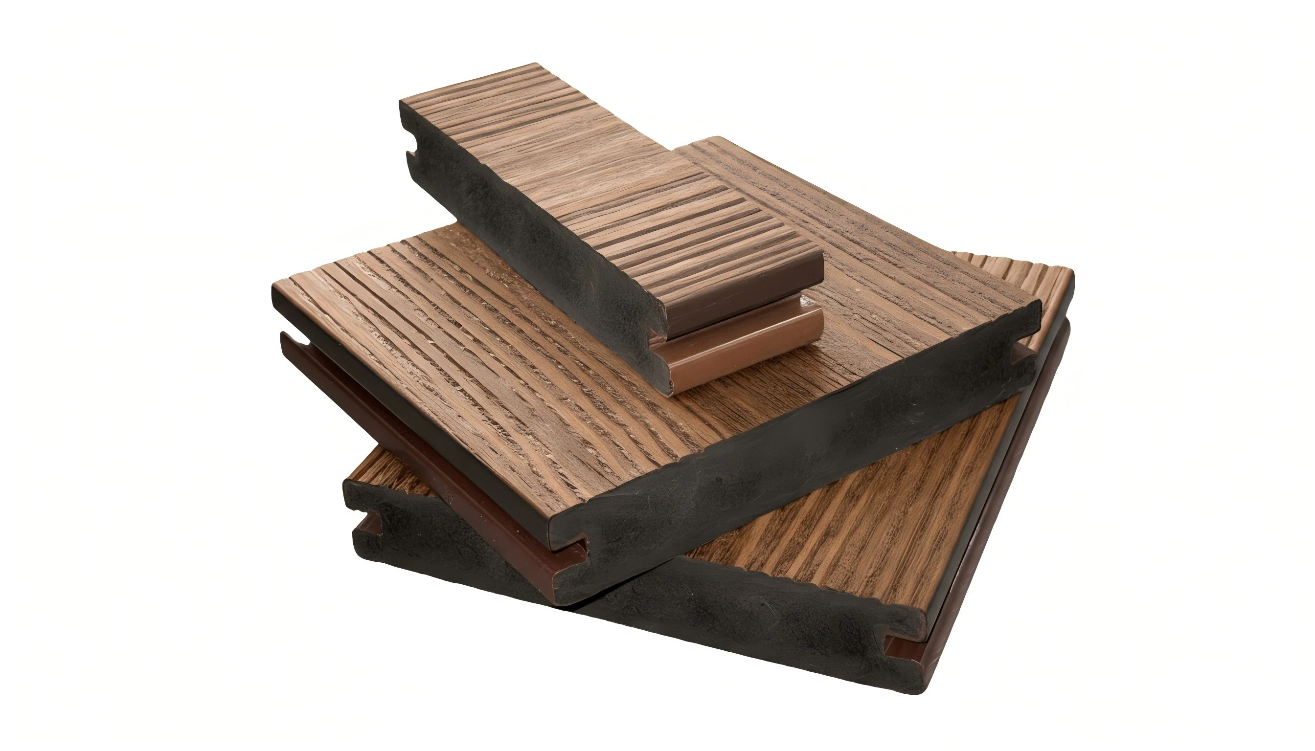 Heavy Duty Embossed WPC Composite Decking Low Maintenance Waterproof Anti Slip UV Resistant Easy Install Outdoor Decking