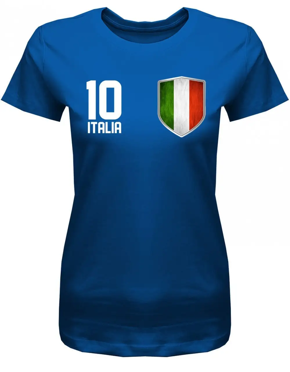 Italia 10 wappen em wm italien fan damen t shirt